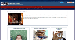 Desktop Screenshot of howtoinvestigate.com